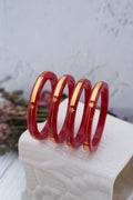Crimson Heritage Bangles