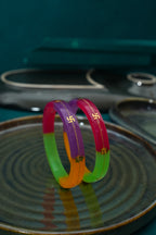 Crimson Heritage Bangles