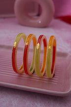 Crimson Heritage Bangles