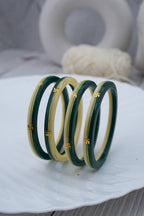 Crimson Heritage Bangles