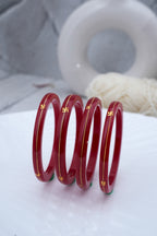 Crimson Heritage Bangles
